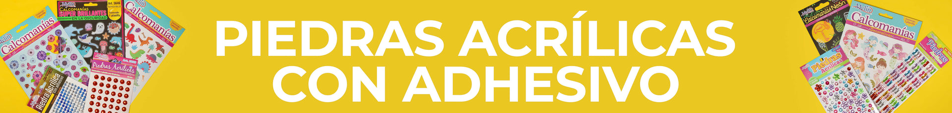 Piedra Acrílica con Adhesivo