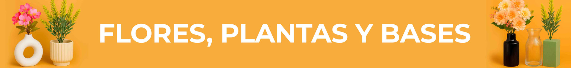 Flores, plantas y bases