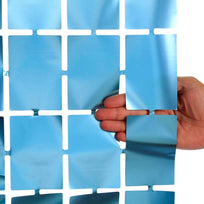 Art.10420 Cortina Mate Cuadros 2x1m 1pz