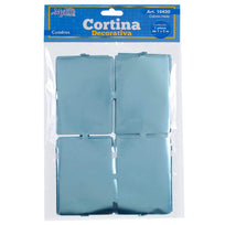 Art.10420 Cortina Mate Cuadros 2x1m 1pz