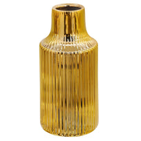 Art.10900 Florero Metalizado Decorativo 19.5x9.5cm 1pz