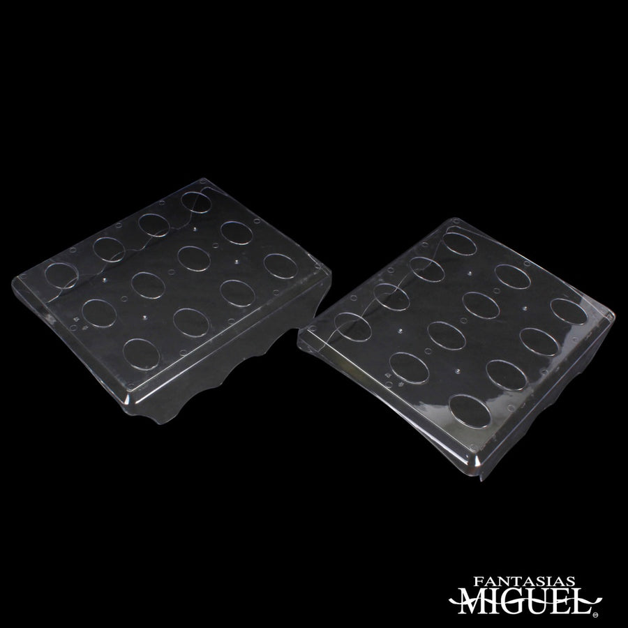 Art.11183 Base De Plástico Con Perforación 24x20cm 2pz