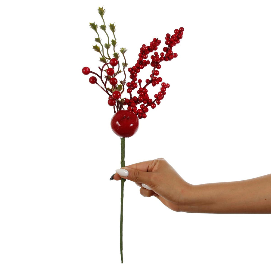 Art.1140 Vara De Cerezas Con Manzana 41cm 1pz