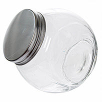 Art.11411 Frasco Con Tapa (Aprox 450ml) 10x10.5x8cm 1pz