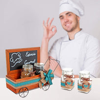 Art.11421 Frasco Con Tapa Clip Metálico aprox 270ml 12x8.5x6.5cm 1pz