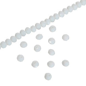 Art.11645 Cuenta Cristal Rondel 8mm Hilo 40cm (aprox 63pz)