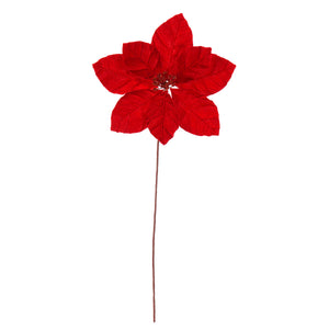 Art.11826 Nochebuena Terciopelo 50cm 1pz