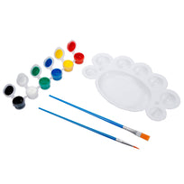 Art.12099 Set para Pintar Godete/Pintura/Pincel varios tamaños 4pz
