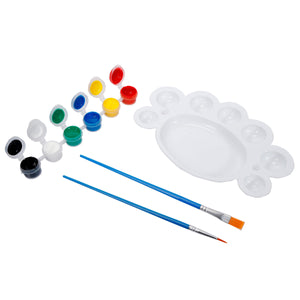 Art.12099 Set para Pintar Godete/Pintura/Pincel varios tamaños 4pz