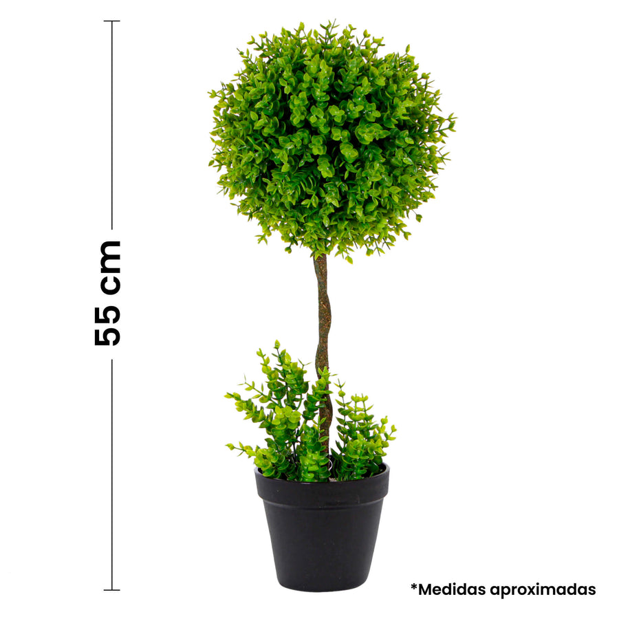 Art.1413 Centro De Mesa Topiario 52cm 1pz