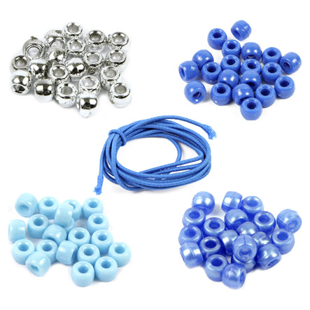 Art.162 Kit Cuentas Donas Con Metal