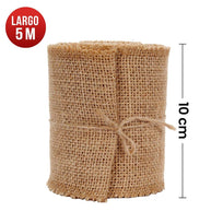 Art.1620 Listón De Yute 10cm 5m