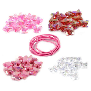 Art.170 Kit Cuentas Mariposas Surtidas