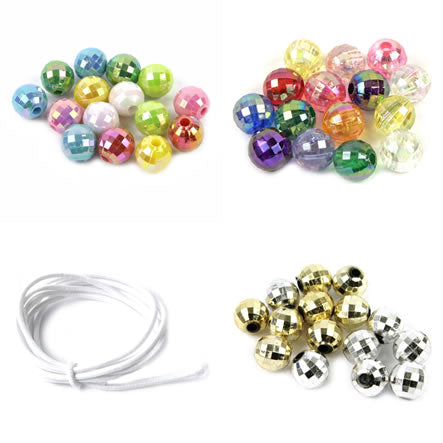 Art.175 Kit Cuentas Facetadas Surtidas