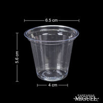 Art.2072 Vaso Para Gelatina/Dulces aprox 75ml 6.5cm 20pz