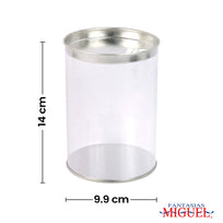 Art.2152 Cilindro Pvc Tapa Metálica 14x9.9cm 1pz