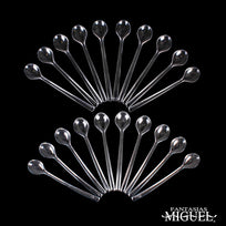 Art.2617 Cuchara Mini Plástico 10cm 20pz