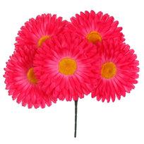 Art.2711 Gerbera x5 Flores 30cm 1pz