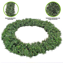 Art.2740 Corona De Pino 2 Aros 76cm 1pz