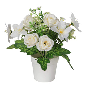 Art.2889 Ramo Rosas Mixto x5 22x18cm    (Aprox) 1pz