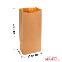 Art.3005 Bolsa Papel Craft 23x10.5x5.5cm 15pz
