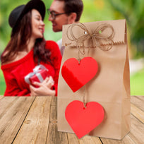 Art.3007 Bolsa Papel Craft 26x12.5x6.5cm 12pz