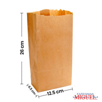 Art.3007 Bolsa Papel Craft 26x12.5x6.5cm 12pz