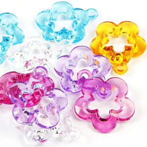 Art.3172 Cuenta Acrílica Flor