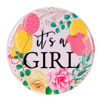 Art.3354 Pin De Metal Baby Shower 5.5x5.5cm 1pz