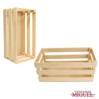 Art.3548 Huacal Rectangular De Pino 9x20x10cm 1pz