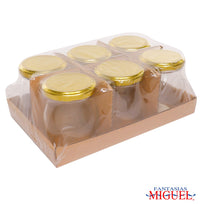 Art.3874 Frasco Con Tapa (aprox 150ml) 8x6.5cm 6pz