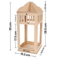 Art.392 Quinqué Madera 35.4x15.3x15.2cm 1pz