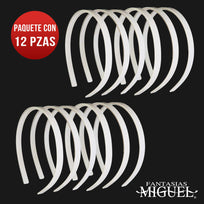 Art.4249 Diadema Dentada 13cmx9mm 12pz
