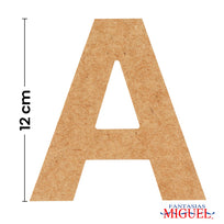 Art.4390 Letras Mayúsculas 12cm 1pz
