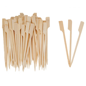 Art.4535 Palito De Bamboo Con Bandera 12cm 50pz