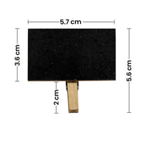 Art.4844 Letrero Pizarrón Con Pinza 5.5x5.5cm 6pz