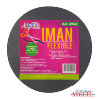 Art.4964 Carrete Flex Imán 1.5cm 10m