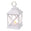 Fantasías Miguel Art.5006 Quinqué Plástico Con Vela Led   (Incluye 1 bateria reemplazable) 11.5x7x7cm 1pz Blanco