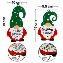 Art.5183 Gnomos De Color 18x10cm    (Aprox) 2pz