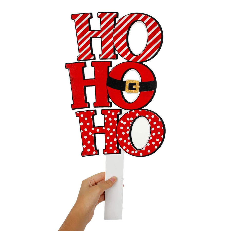 Art.5300 Letrero HoHoHo Color 50x24.5cm 1pz