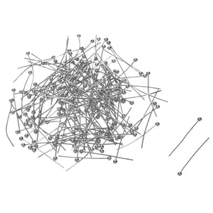 Art.5363 Alfiler Con Cuenta En Extremo 0.1x22mm 10g (aprox 95pz)