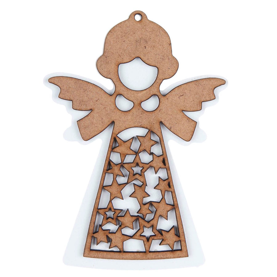 Art.5397 Adorno  Ángel Con Estrellas