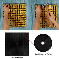 Art.5566 Panel Con Lentejuelas 30x30cm 1pz