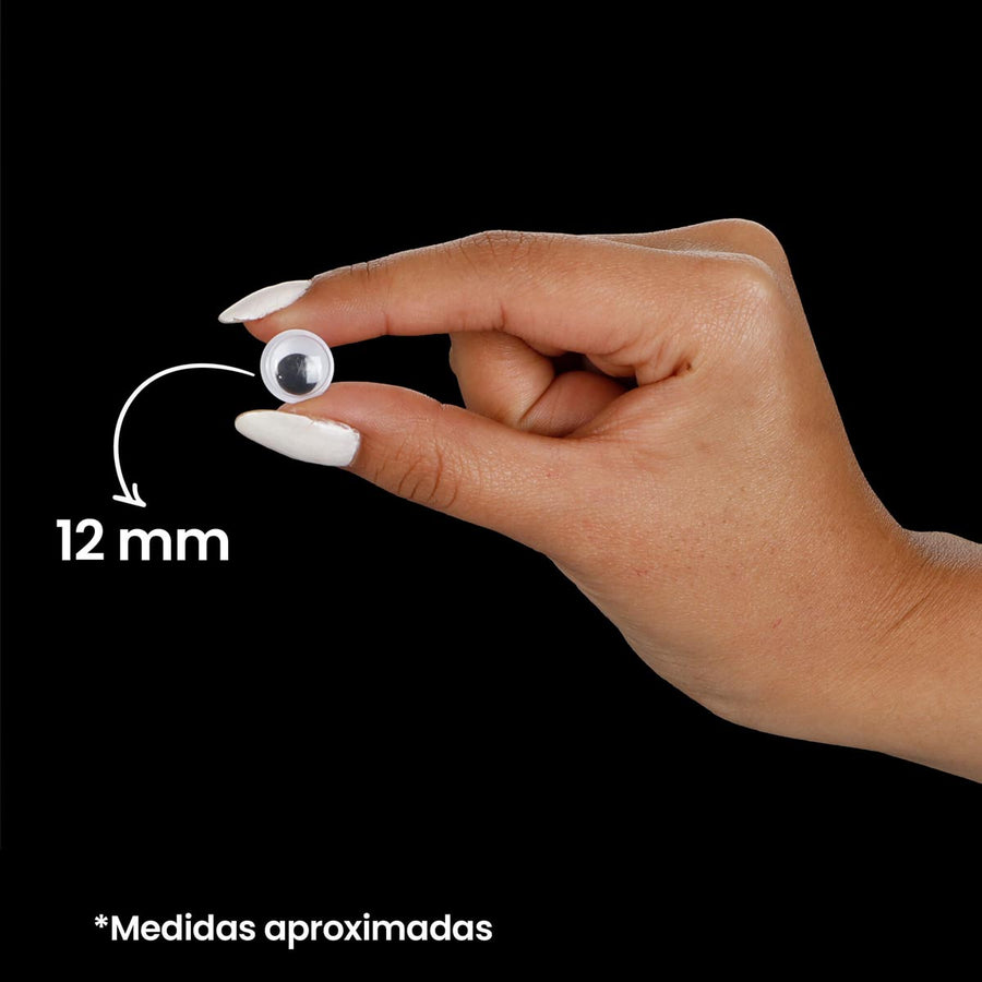 Art.6217 Ojos Movibles Pp871 12mm 72pz