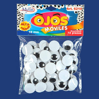Art.6219 Ojos Movibles Pp873 18mm 72pz