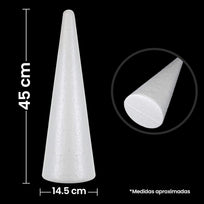 Art.6468 Cono De Unicel 45x14.5cm 1pz