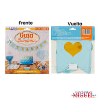 Art.6550 Guía Baby Shower x9 19.5x16cm 2.5m 1pz