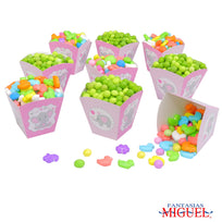 Art.6626 Caja Palomitas Elefante 6.4x6x6.5cm 9pz