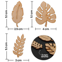 Art.694 Figuritas Accesorios Madera 5cm 3pz