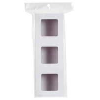 Art.7726 Caja De Cartón/Pvc 3 Divisiones 6x30x10cm 1pz